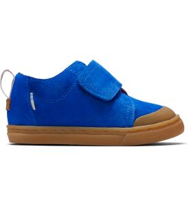 Cobalt Blue Suede Tiny Lenny Mid Strap Sneakers