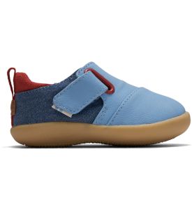 Blue Nubuck Synthetic Baby Whiley Sneakers
