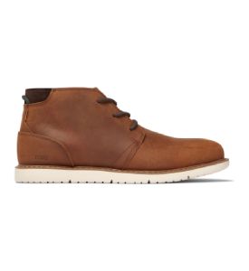 Brown Leather Navi Boot