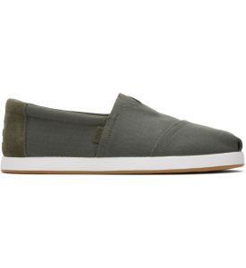 Recycled Ripstop Cotton Canvas/Distressed Suede ALP FWD Espadrille